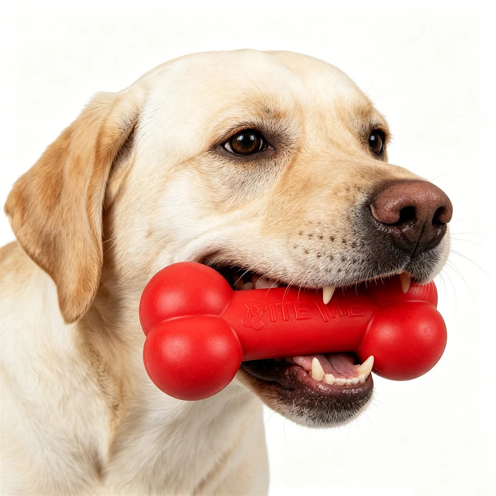 Indestructible TPR Dog Chew Toy for Aggressive Chewers