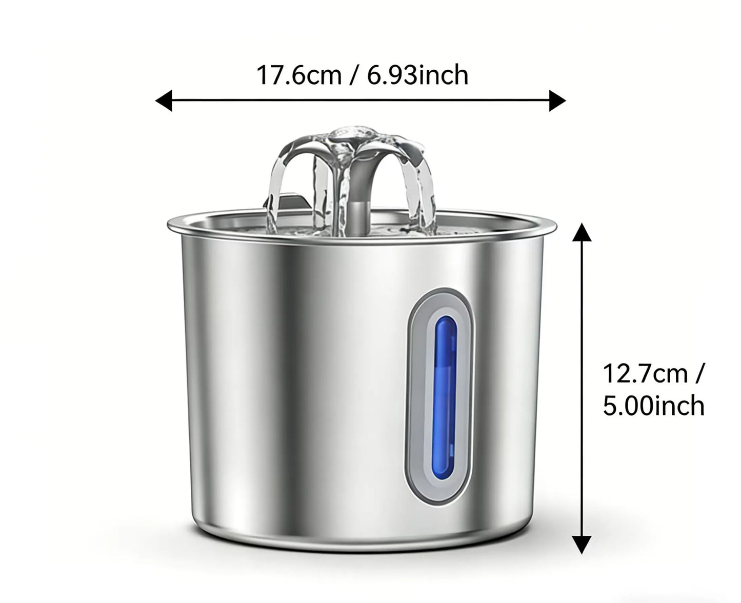 Stainless Steel Automatic Pet Water Fountain