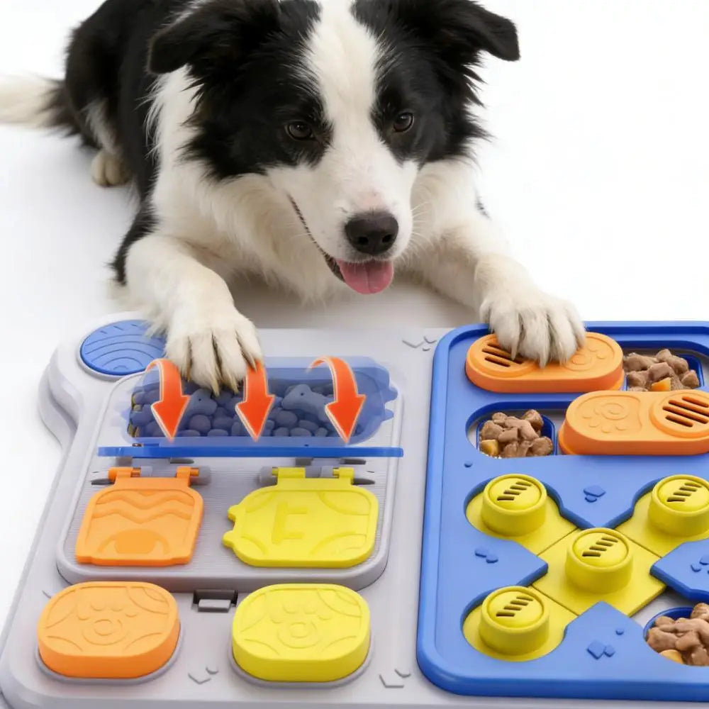 Dog Puzzle Feeder – Rectangular Treat Dispensing Toy for Small & Medium Dogs