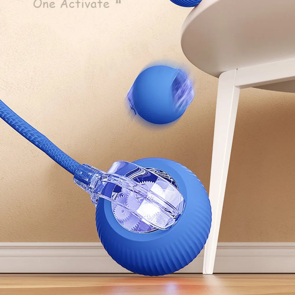 Automatic Rolling Ball Cat Toy - Rechargeable