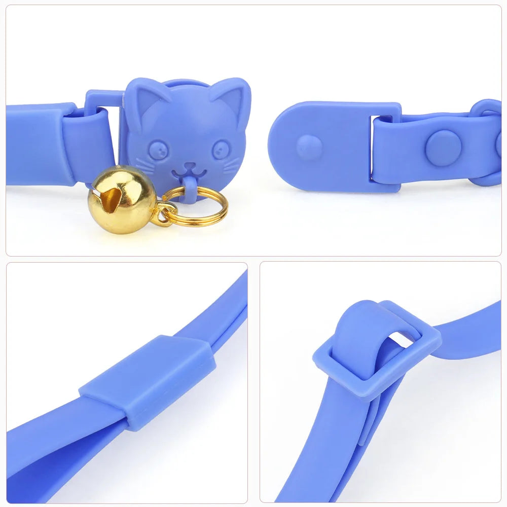 Waterproof Adjustable Cat Collar with Bell