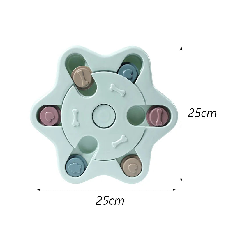 Interactive Puzzle Slow Feeder Bowl for Cats & Dogs