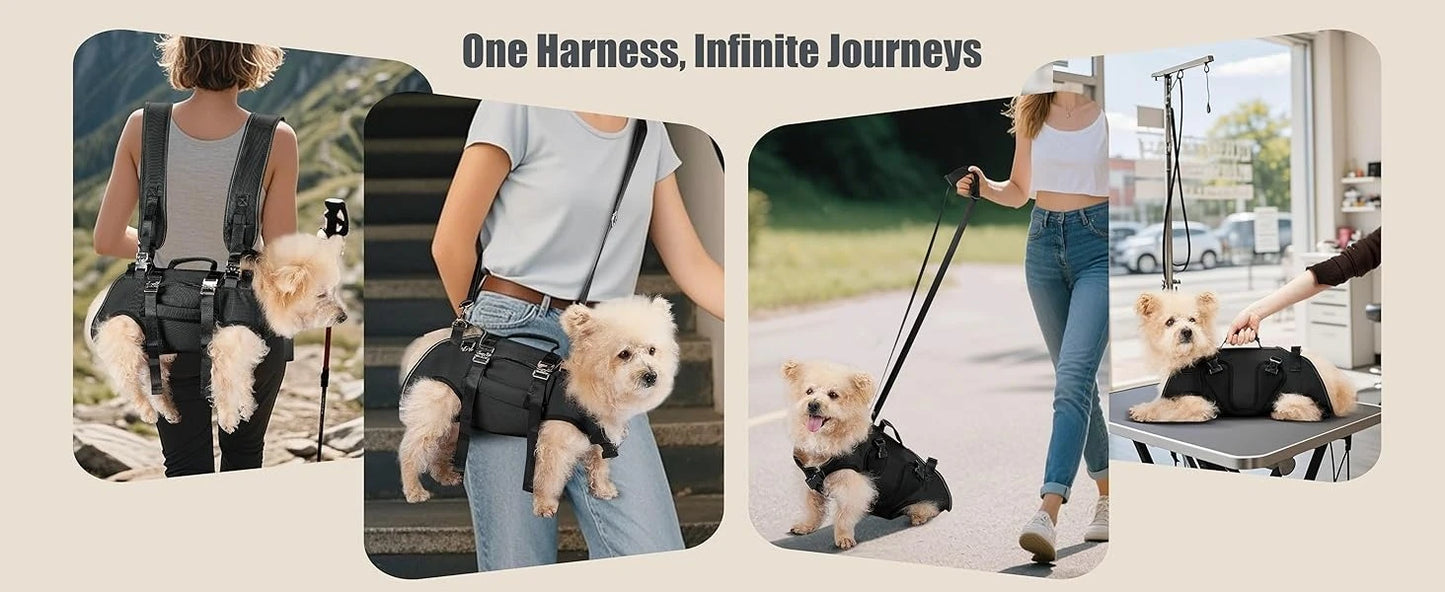 5-in-1 Dog Lift Harness & Sling Carrier with Spine Support