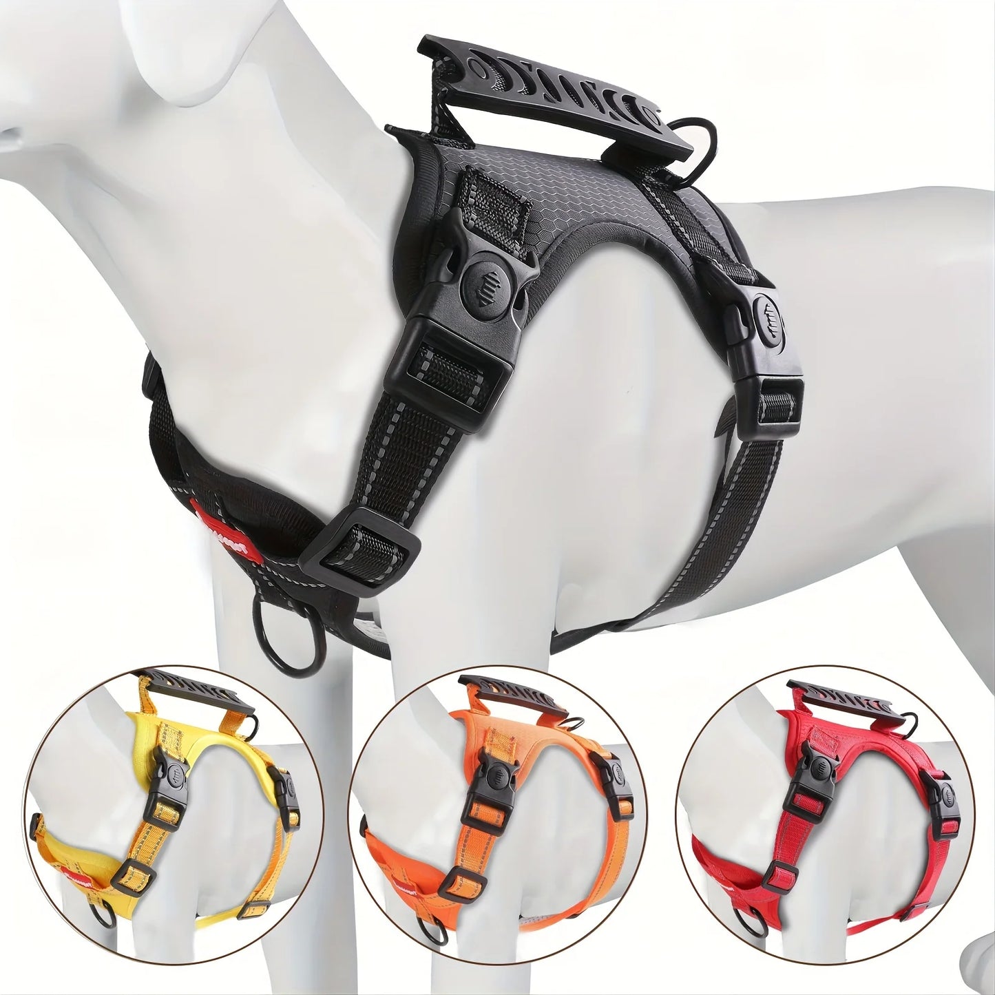 Soft Padded No-Pull Dog Harness with Easy Control Handle