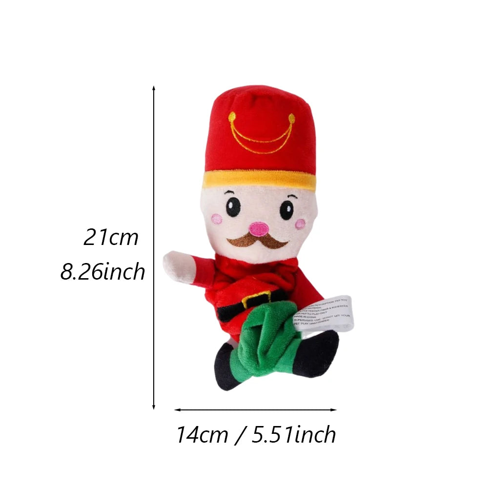 Christmas Plush Squeaky Dog Toy