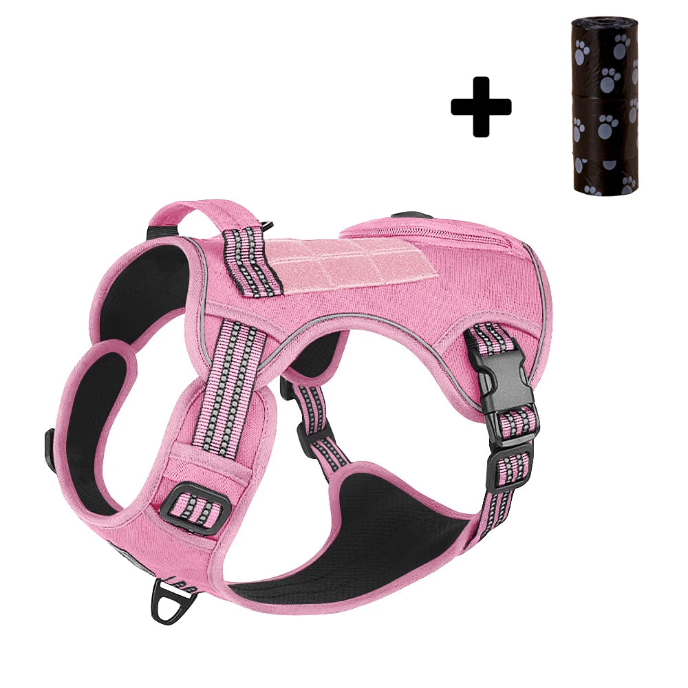 No-Pull Dog Vest Harness with Handle & Reflective Straps