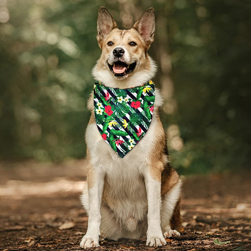 Printed Bandana Scarf for Dogs