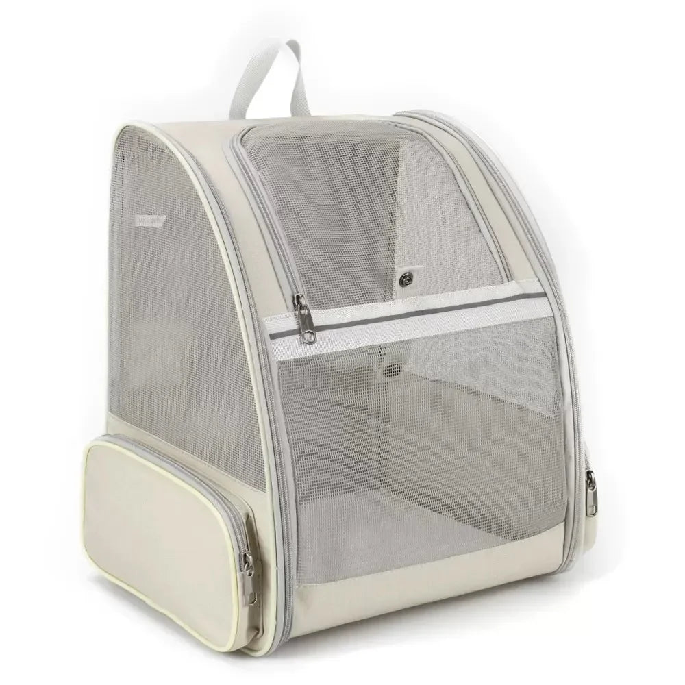 Breathable Foldable Pet Carrier Backpack — Portable Travel Bag for Cats & Puppies