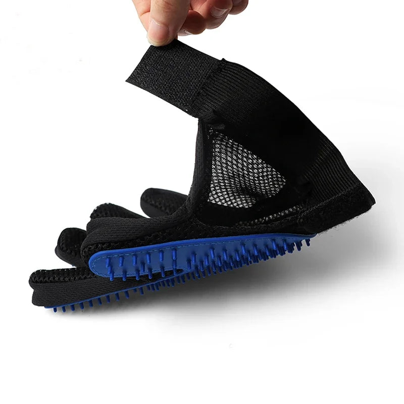 Silicone Pet Grooming Glove for Cats & Dogs