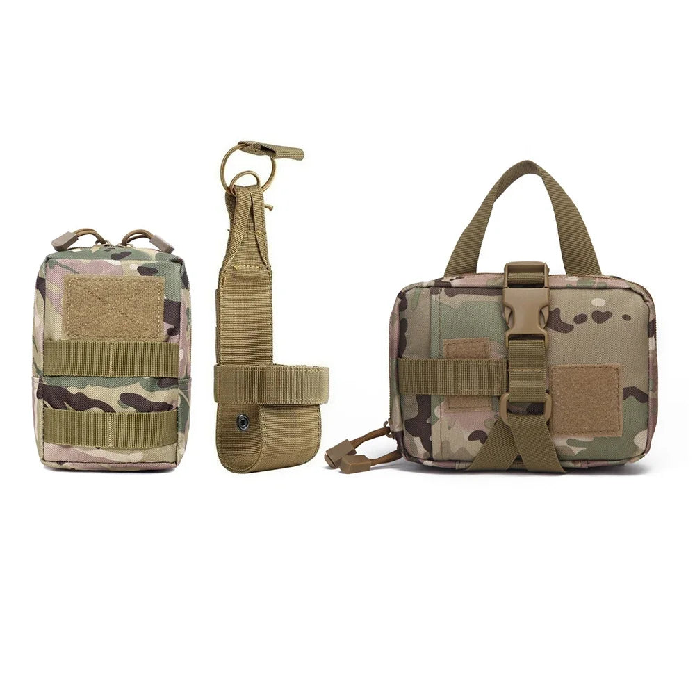 Dog Harness MOLLE Pouch Set with Belt