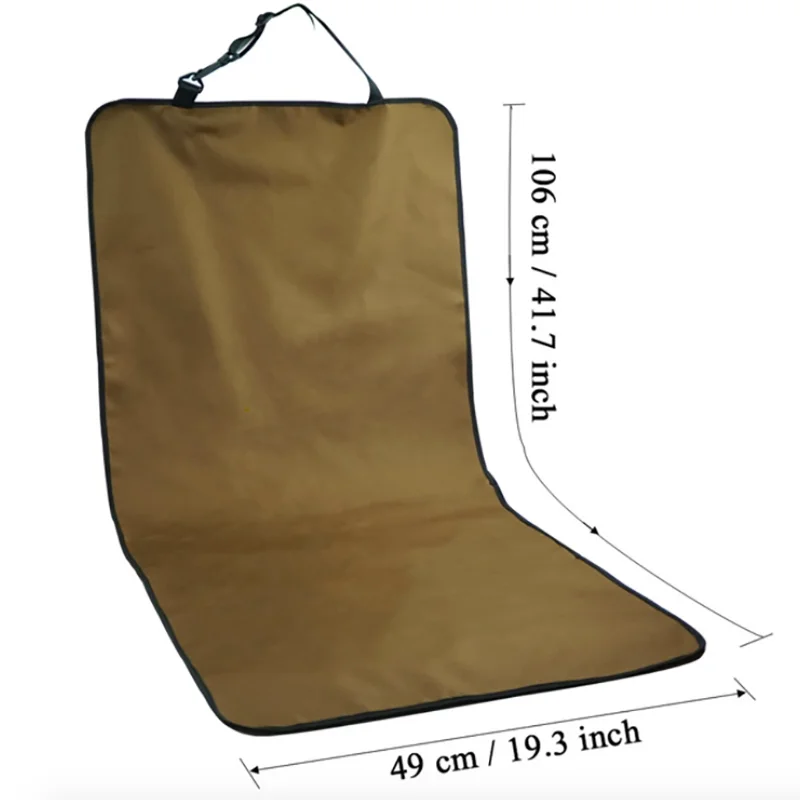 Waterproof Pet Car Seat Cover & Back Seat Protector Mat for Dogs & Cats