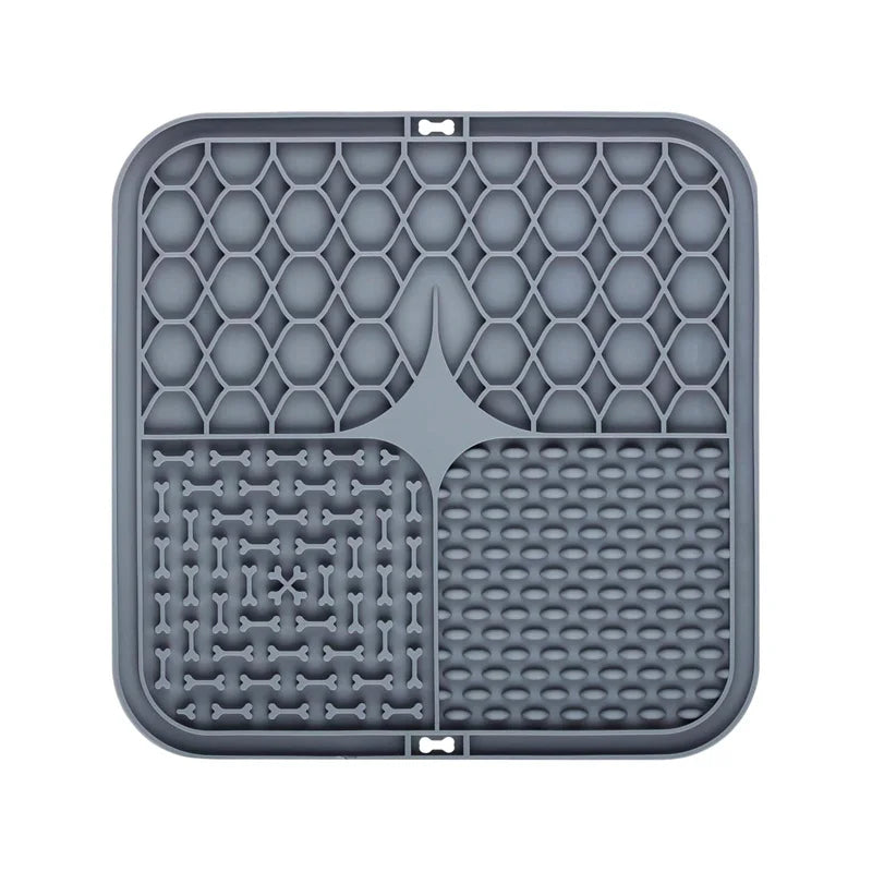 Silicone Lick Mat for Dogs — Slow Feeder & Bath Distraction