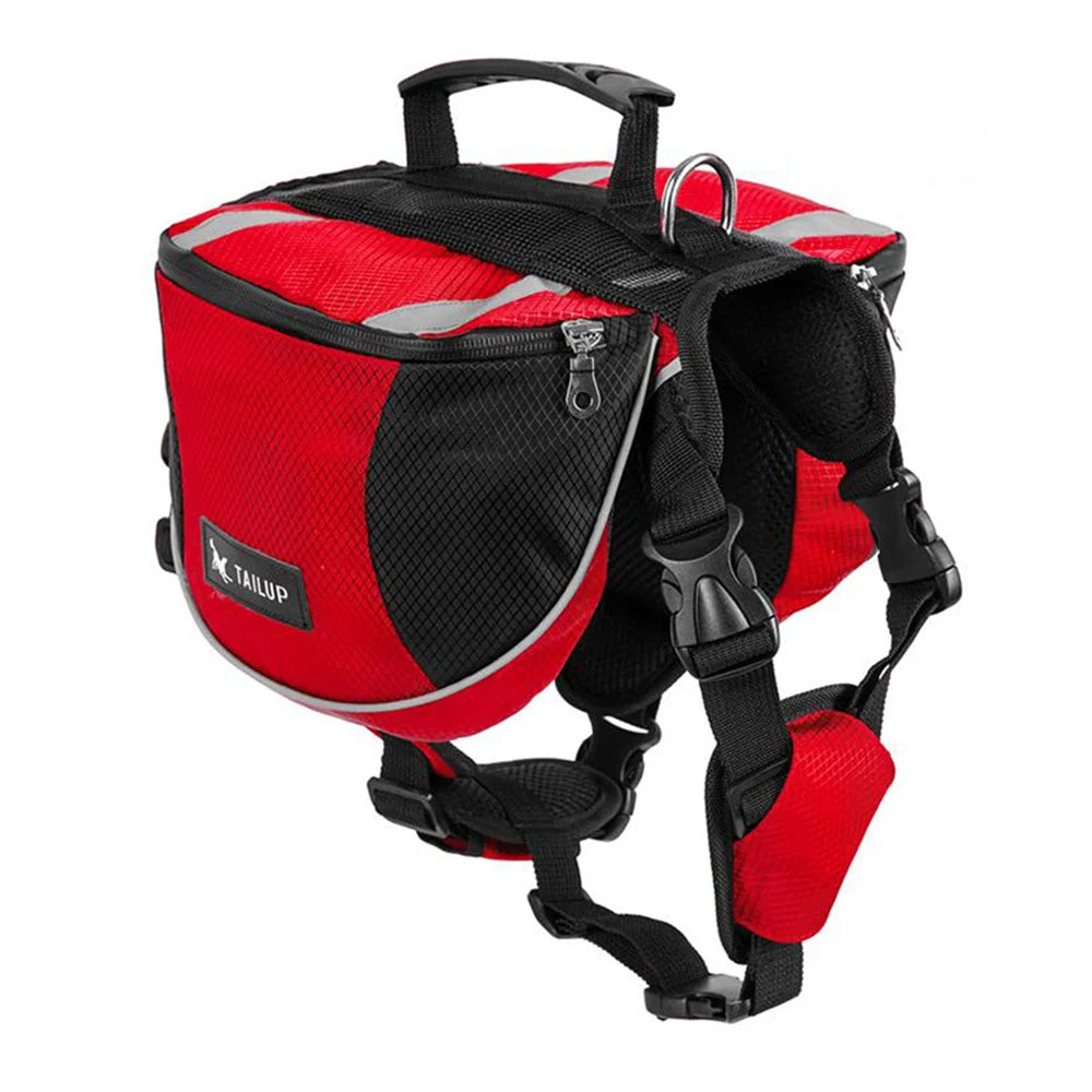 Reflective Dog Weight Training Harness Vest with Storage Pockets