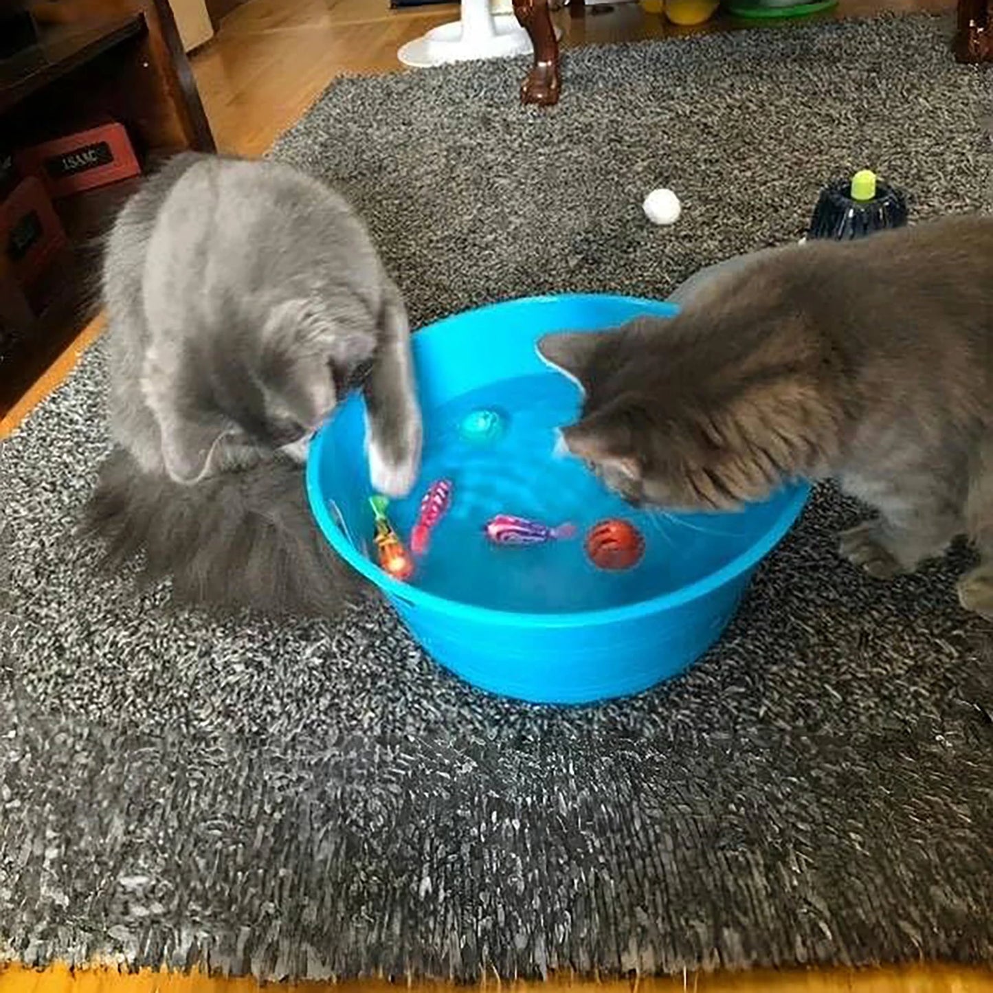 LED Electronic Swimming Fish Toy - Waterproof Interactive Pet Toy