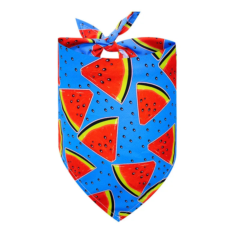 Printed Bandana Scarf for Dogs