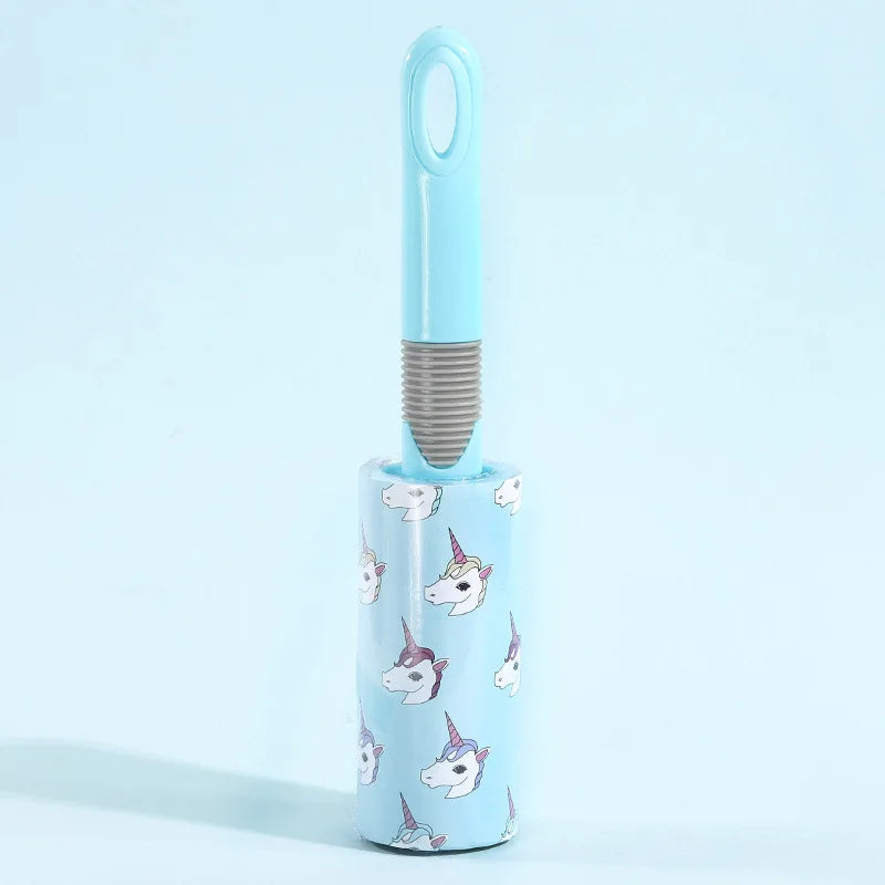 Brosse autonettoyante anti-poils d'animaux - Rouleau anti-peluches réutilisable