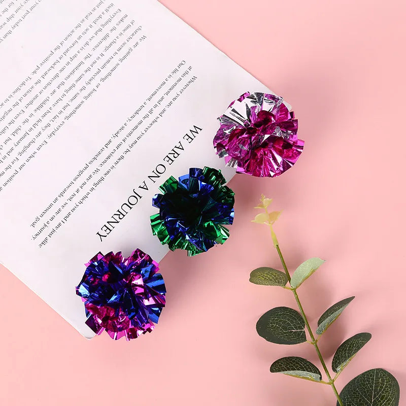 Ringing Paper Ball Cat Toys - 10 Pack Interactive Play Balls