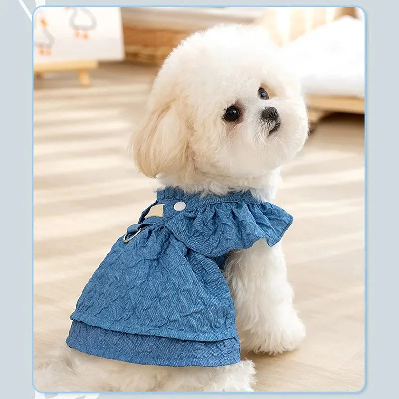 Robe d'été pour chien - Vêtements légers pour animaux de compagnie