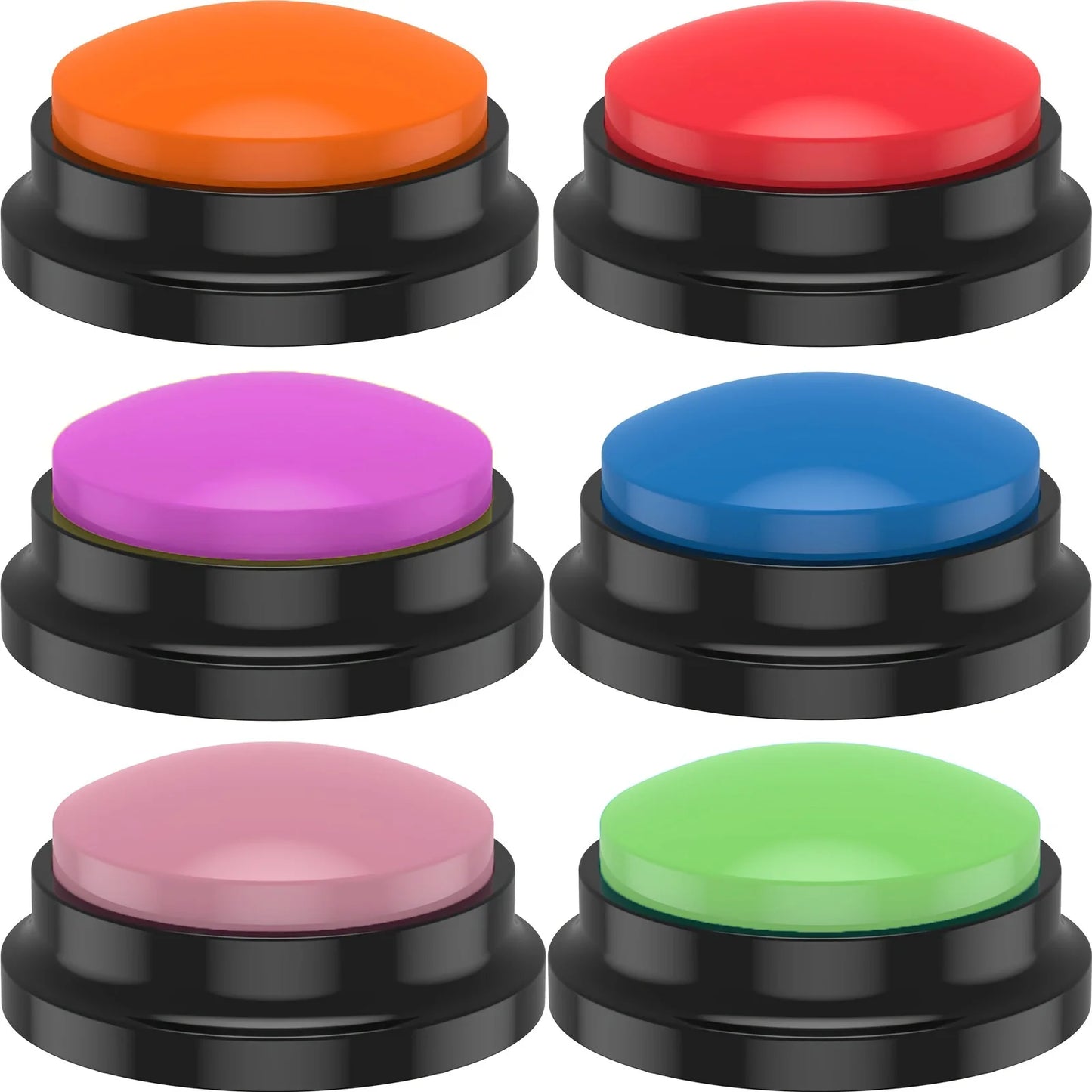 Bouton de communication pour animaux de compagnie - Buzzer vocal enregistrable pour l'entraînement des chiens et des chats