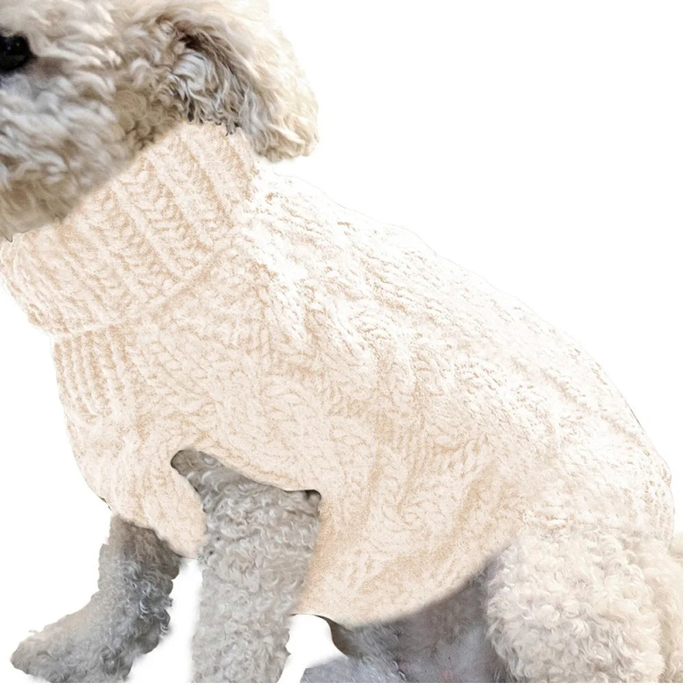 Pull en tricot pour chien | Pull chaud d'automne et d'hiver pour petits chiens et chiots