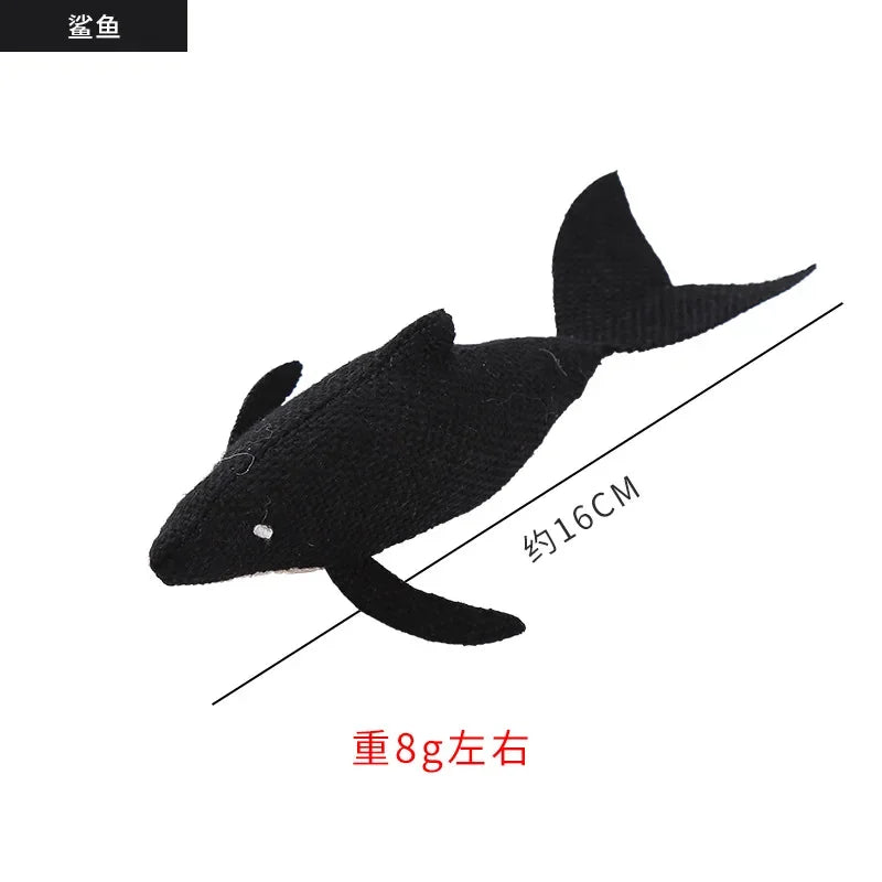 Marine Animal Catnip Crinkle Toy