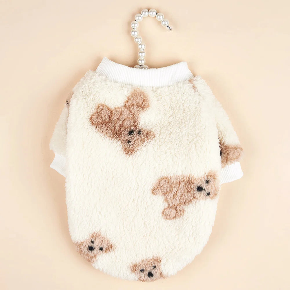 Fleece Winter Sweater for Cats & Small Dogs