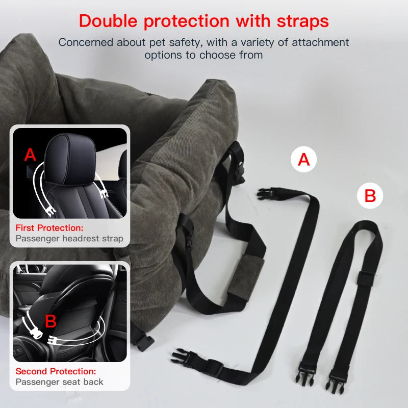 Foldable Pet Car Travel Bag