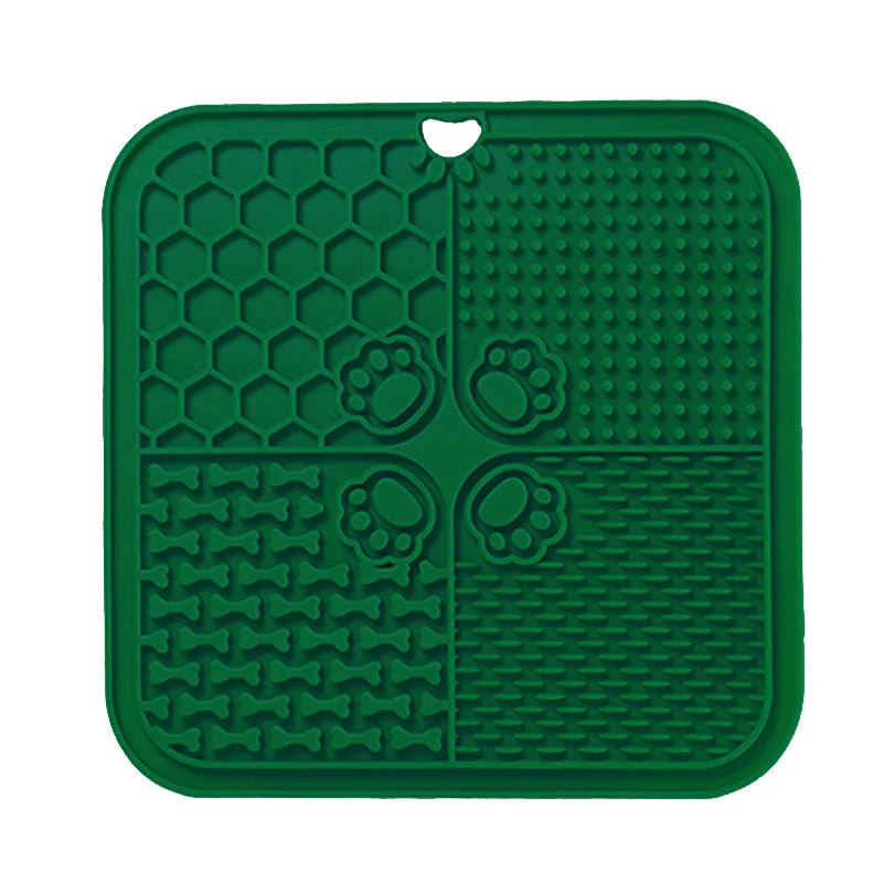 Silicone Slow Feeding Lick Mat with Spatula