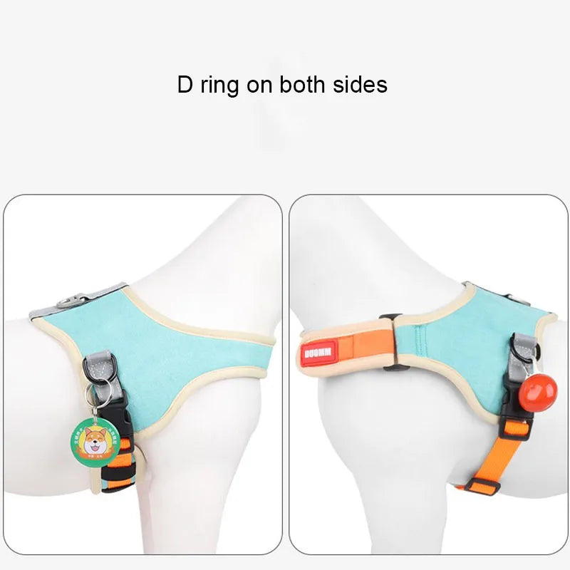Reflective Dog Harness & Leash Set - Nylon Vest Harness for All Sizes