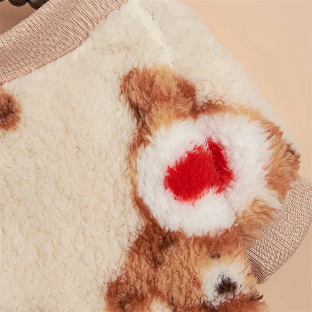 Fleece Winter Sweater for Cats & Small Dogs