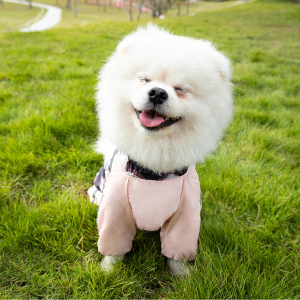 Thickened Reflective Winter Jumpsuit for Small Dogs