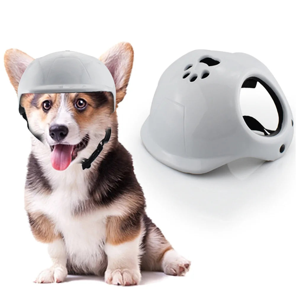 Motorcycle Helmet for Small Dogs with Ear Holes