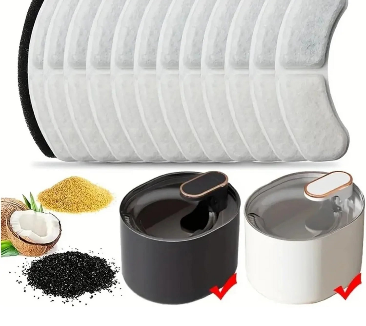 Pet Water Fountain Replacement Filters