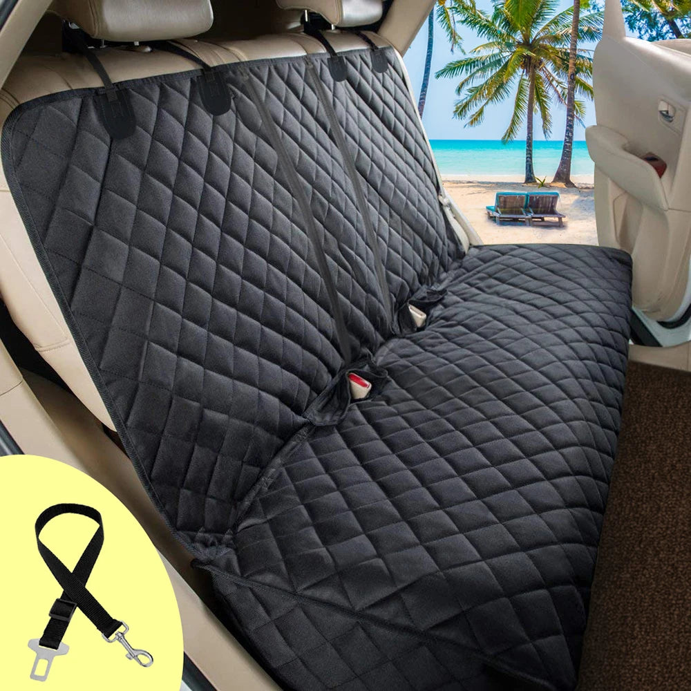 Waterproof Dog Car Seat Cover with Armrest Access — Travel Mattress & Protector