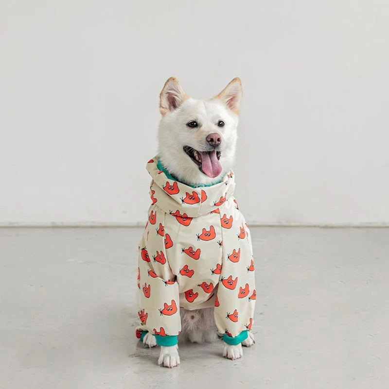 Waterproof Hooded Raincoat Jumpsuit for Dogs & Cats