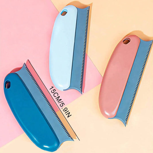 Pet Hair Remover Brush - Gentle Deshedding Tool for Cats and Dogs