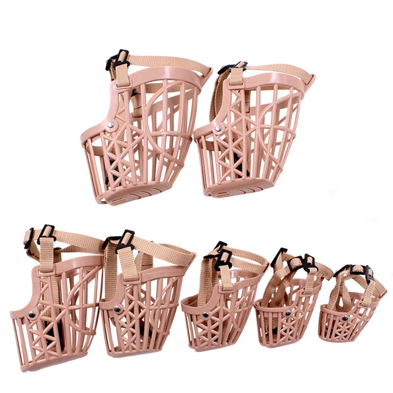 Adjustable Basket Muzzle for Dogs — 7 Sizes