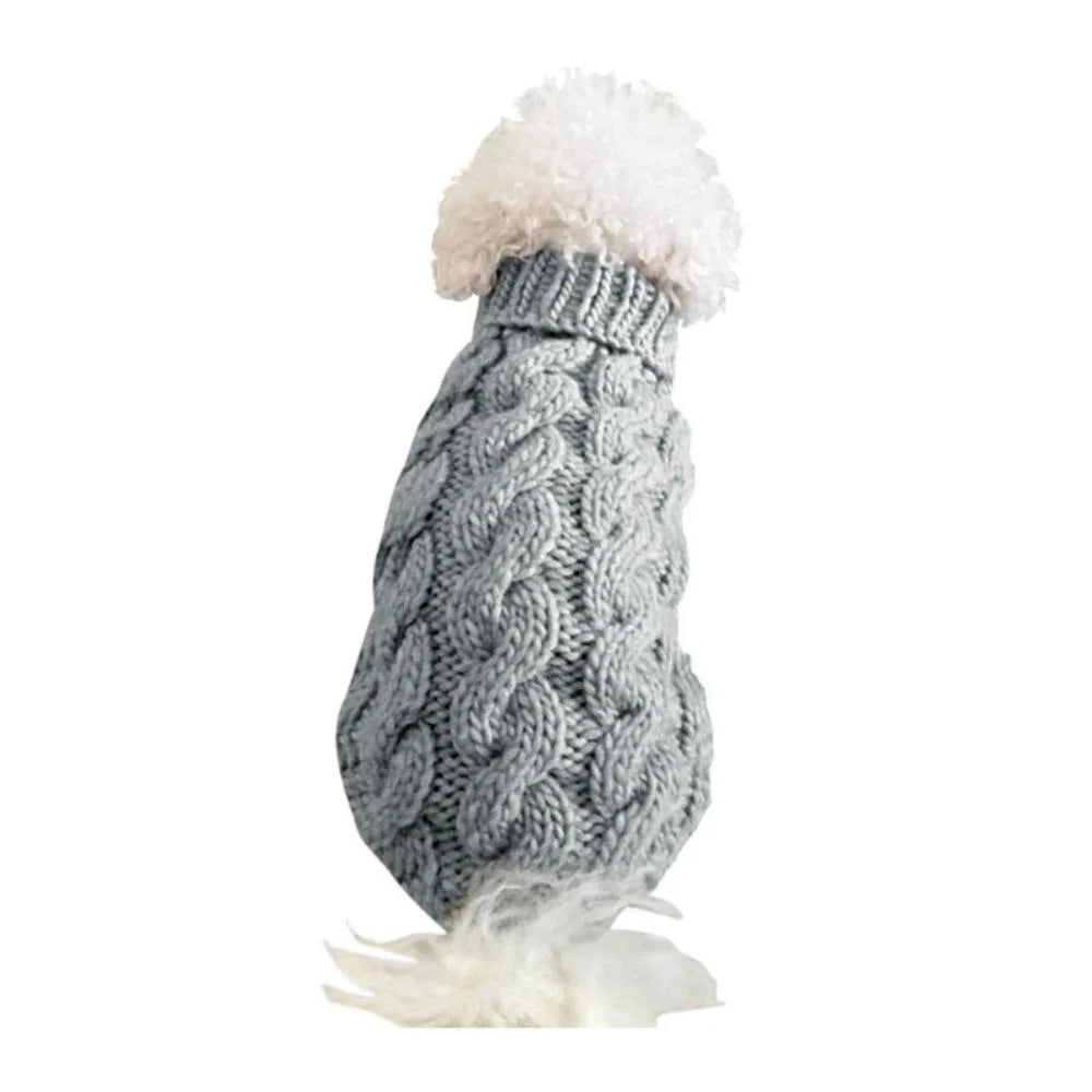 Pull en tricot pour chien | Pull chaud d'automne et d'hiver pour petits chiens et chiots