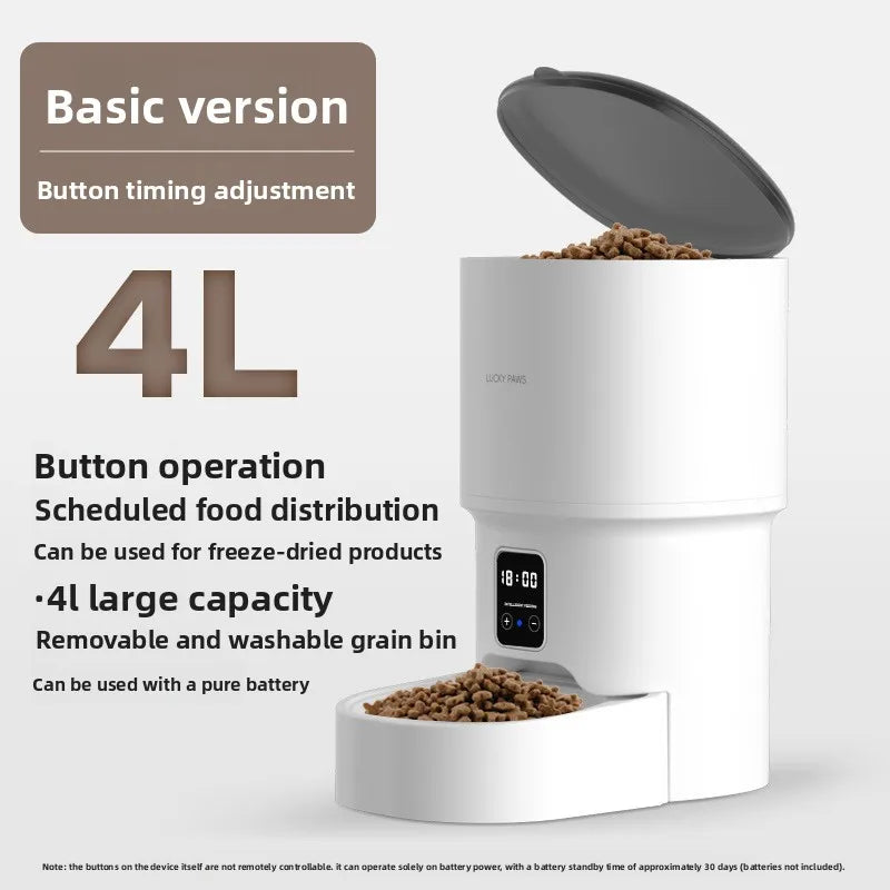 Smart WiFi Pet Feeder with HD Camera & Two-Way Intercom