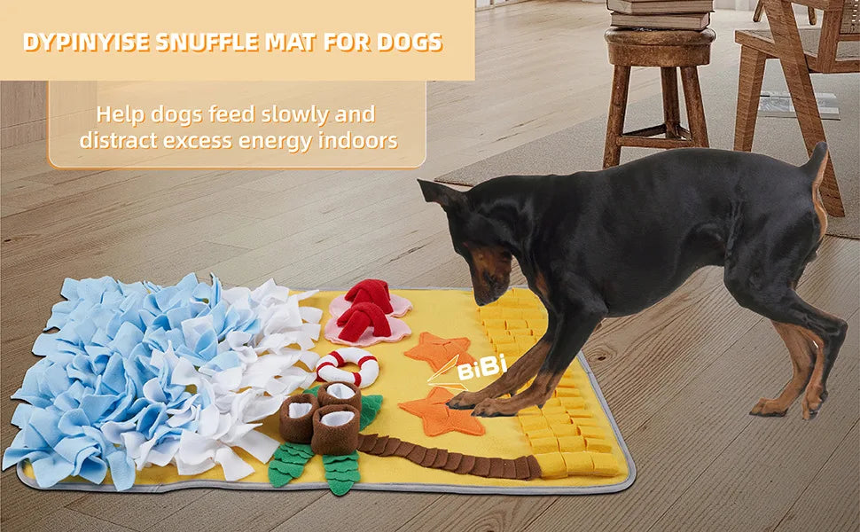 Dog Sniffing Mat – Slow Feeder & Enrichment Blanket