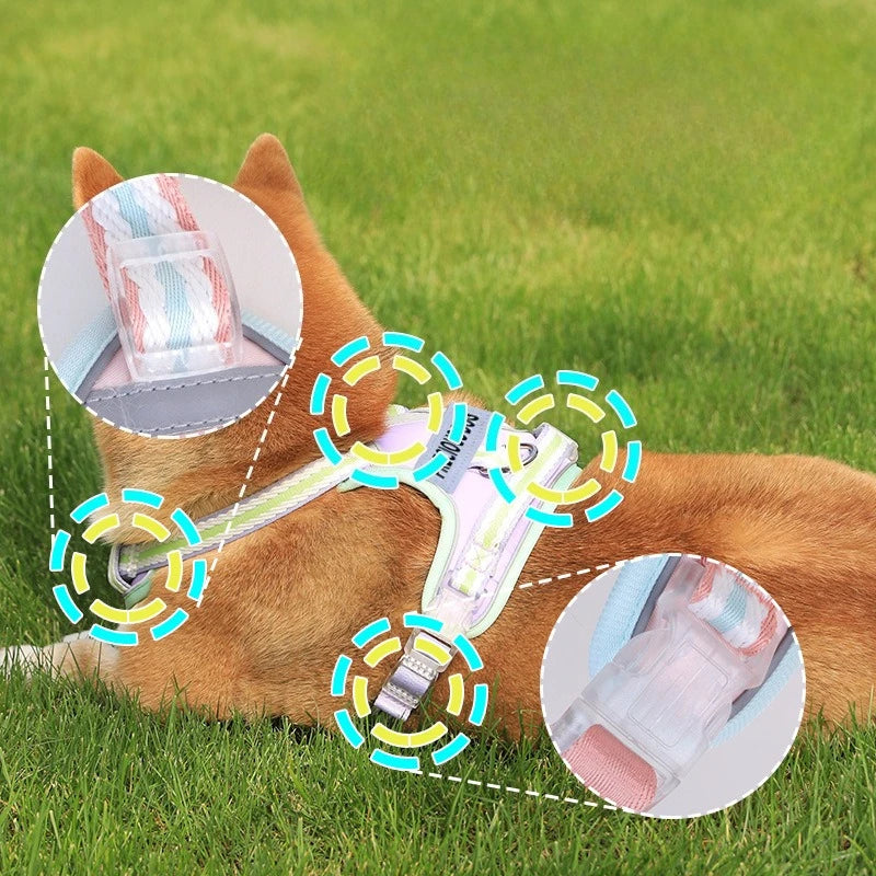 Reflective Breathable Dog Harness Vest