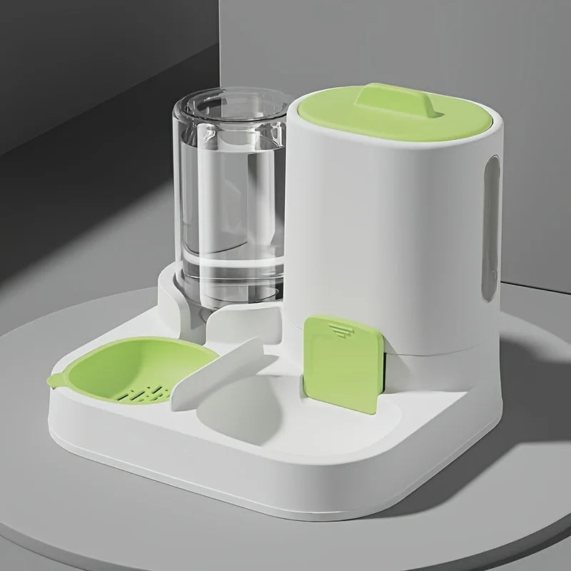 Gravity Cat Feeder & Water Dispenser