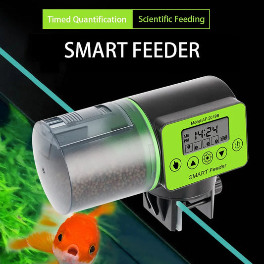 Automatic Fish Feeder - Digital Timer for Aquarium & Turtle Tank
