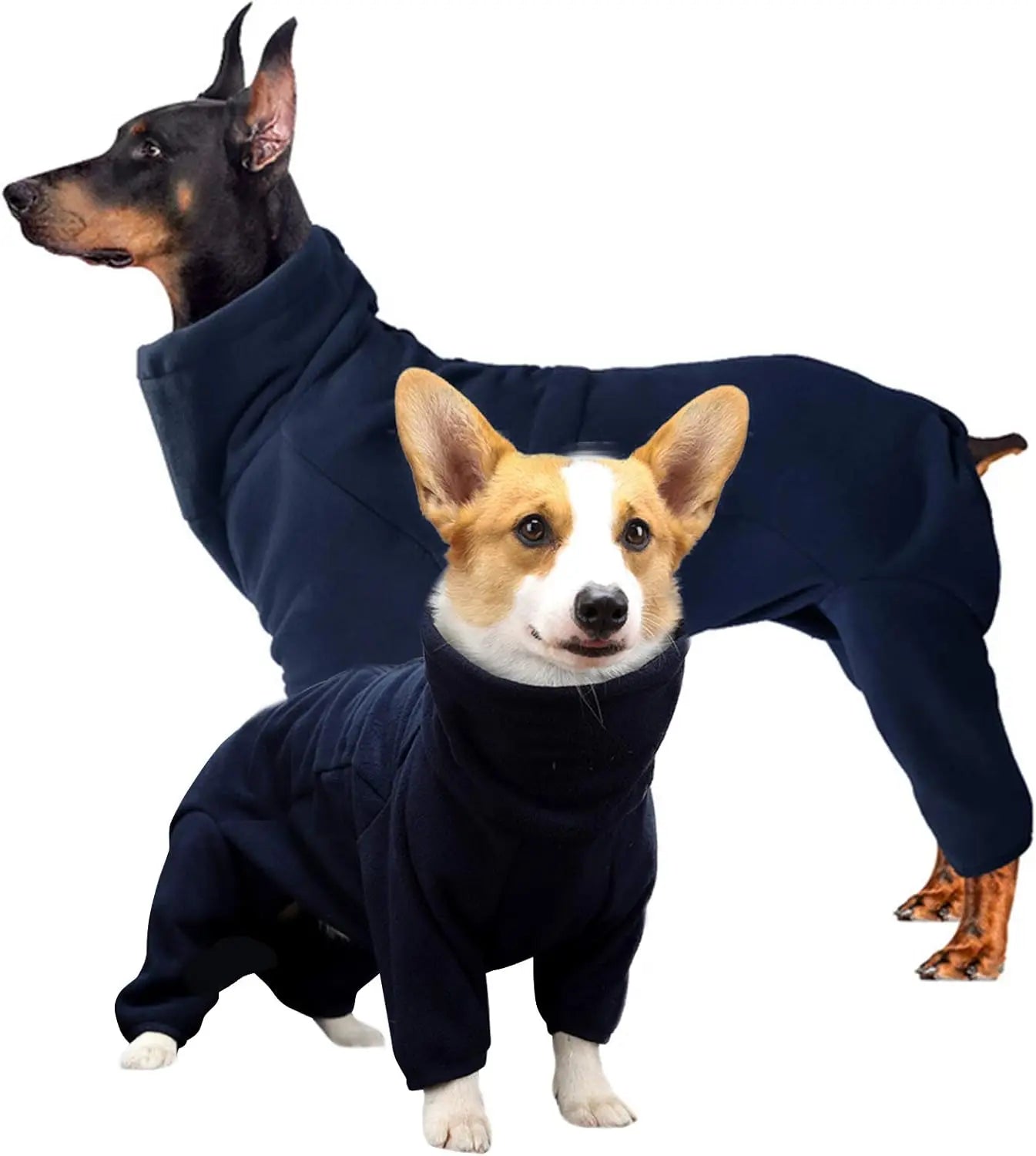 Manteau d'hiver pour chien - Veste coupe-vent en polaire douce pour temps froid