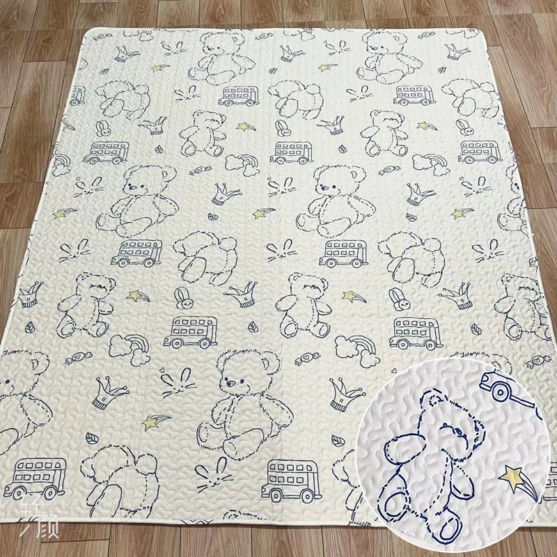 Washable Cotton Pet Floor Mat – Multi-Use Bedding Pad