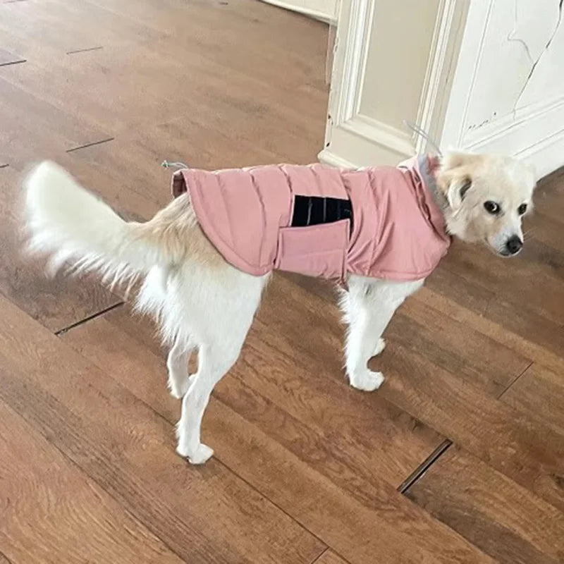 Waterproof High-Collar Down Jacket for Dogs