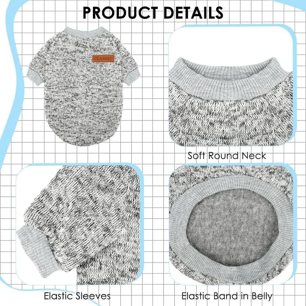 Non-Hair-Sticking Pet Hoodie for Cats & Small Dogs