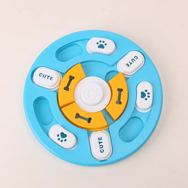 Non-Slip Puzzle Slow Feeder Bowl – Interactive Food Game for Dogs & Cats