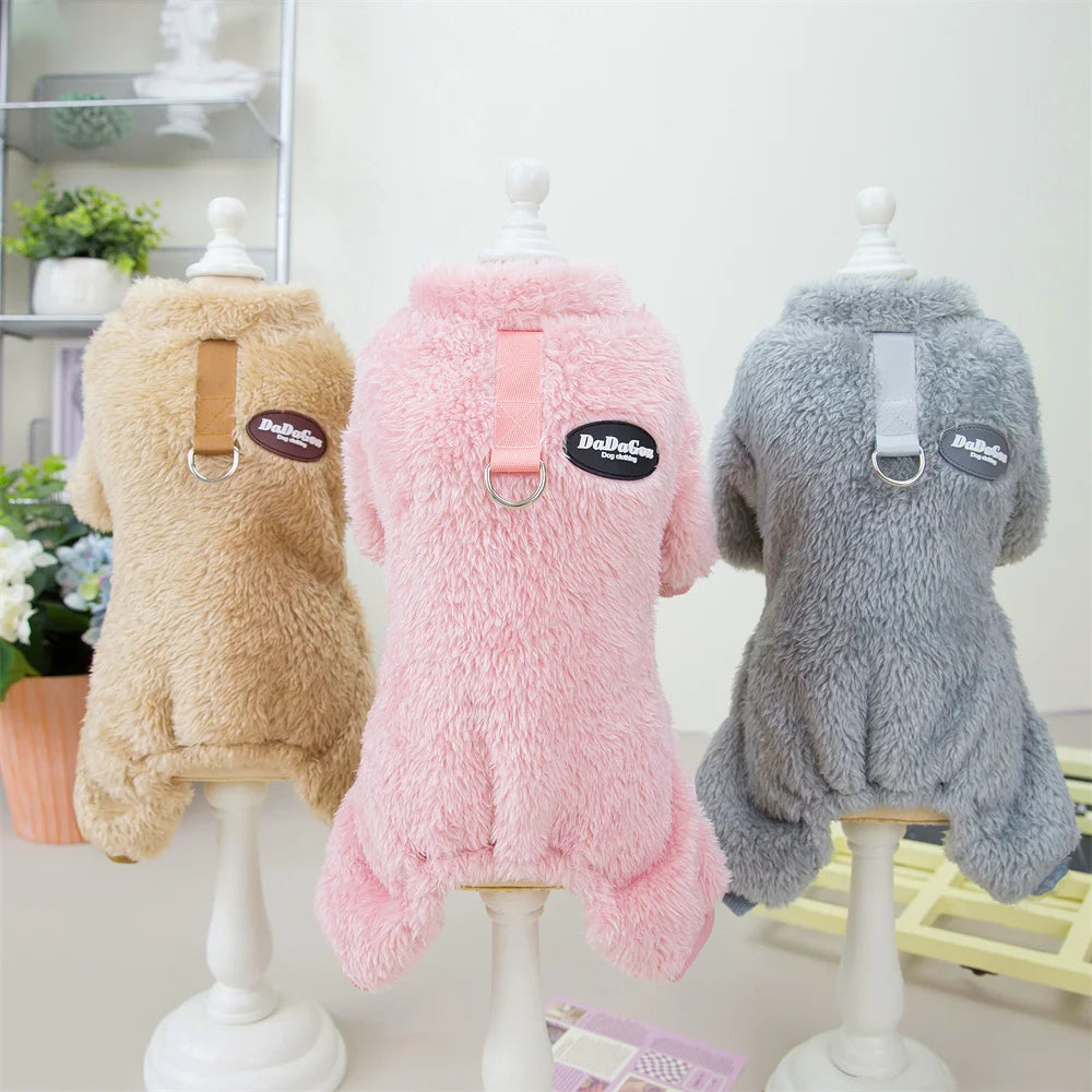 Warm Fleece Jacket & Jumpsuit for Cats and Small Dogs