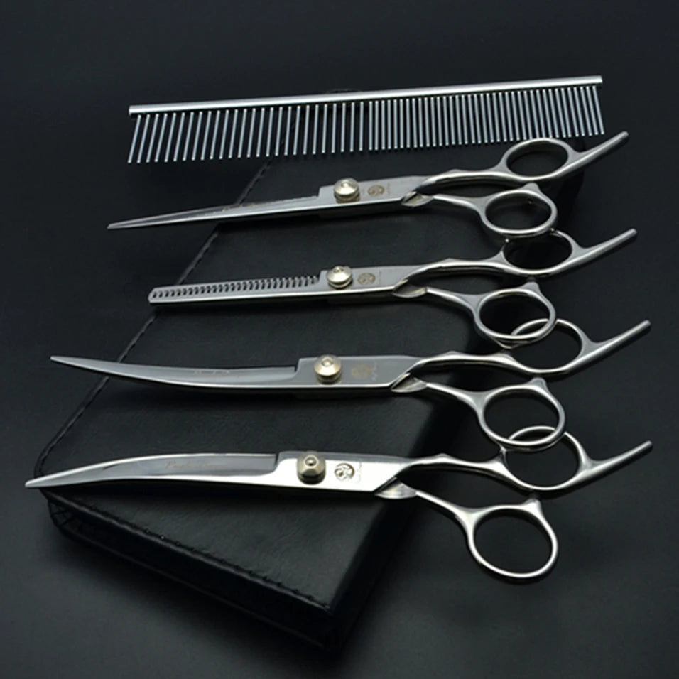 Professional Dog Grooming Scissors Set - 6" & 7" Stainless Steel